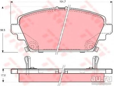 Лот: 13081792. Фото: 1. Колодки тормозные Honda Accord. Тормозная система