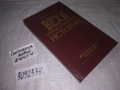 Лот: 24576894. Фото: 1. (3092334)В. Г. Сироткин Вехи отечественной... История