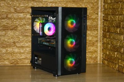Лот: 24912166. Фото: 1. Мощный игровой ПК [Ryzen 7 2700... Компьютеры в сборе