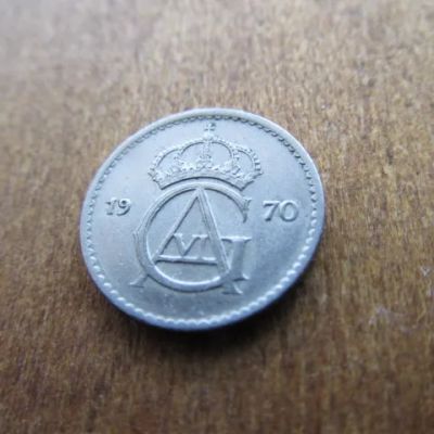 Лот: 24688828. Фото: 1. Монета 10 оре, эре, ере Швеция... Европа