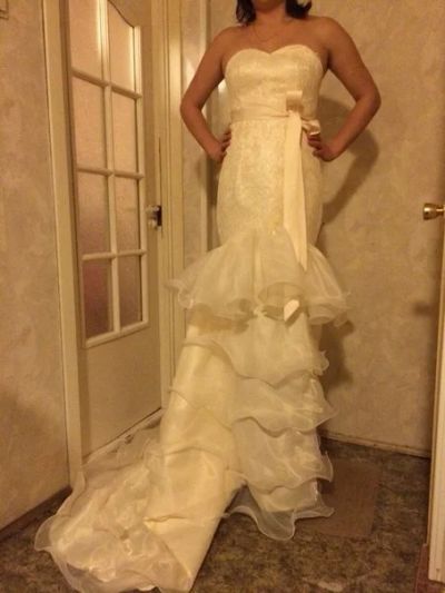 Лот: 6505019. Фото: 1. новое свадебное платье рыбка... Свадебные платья