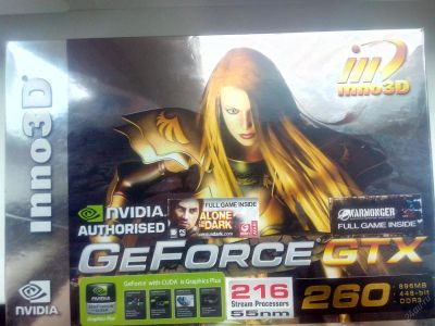 Лот: 5751979. Фото: 1. Inno3D GeForce GTX 260 576Mhz... Видеокарты