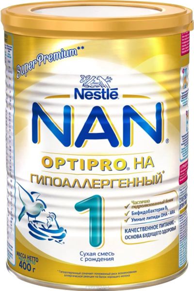 Лот: 12740227. Фото: 1. Смесь NAN (Nestlé) Гипоаллергенный... Детское питание