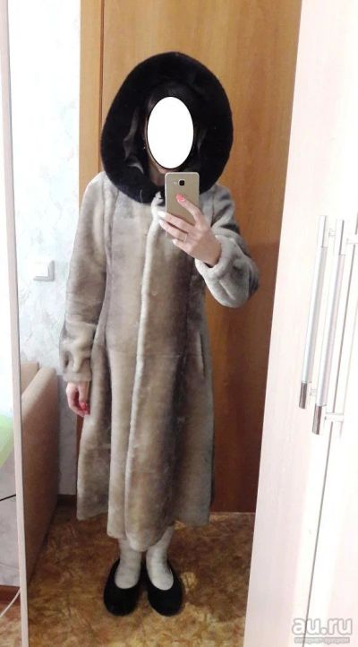 Лот: 8862165. Фото: 1. Мутоновая шуба 42р. Верхняя одежда
