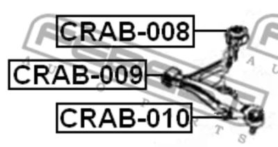 Лот: 18582558. Фото: 1. Сайленблок переднего рычага CRAB010... Ходовая, подвеска, рулевое управление