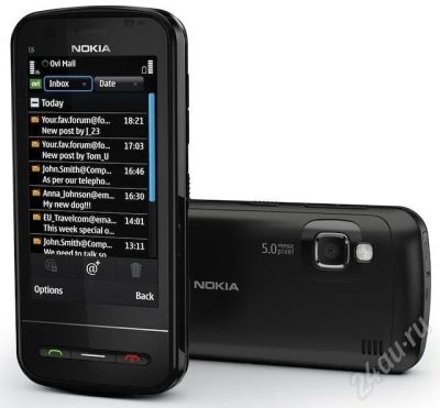 Лот: 694391. Фото: 1. Nokia C6 Black. Смартфоны