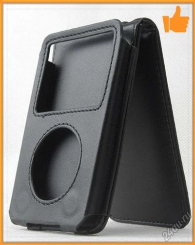 Лот: 5611630. Фото: 1. Кожаный чехол для iPod classic. Плееры