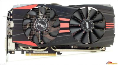 Лот: 8624721. Фото: 1. Radeon R9 280X Asus (R9280X-DC2T-3GD5... Видеокарты