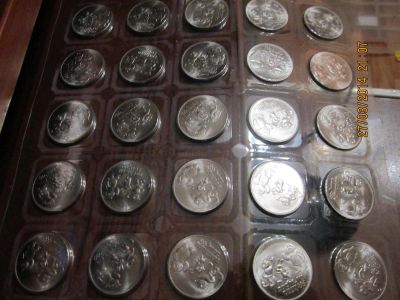 Лот: 3897695. Фото: 1. 25 рублей 2014г. Талисманы олимпиады... Россия после 1991 года