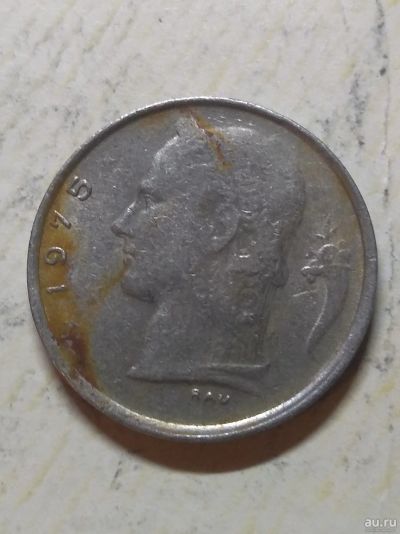 Лот: 15941040. Фото: 1. Бельгия 1 франк, 1975 Надпись... Европа