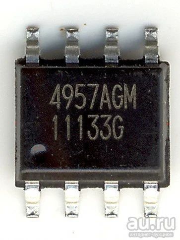 Лот: 17440337. Фото: 1. Микросхема AP4957AGM SOP-8. Микросхемы
