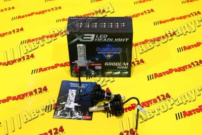 Лот: 18642380. Фото: 1. АВТОЛАМПА H1-12-24v 6500К 50W... Оптика и освещение