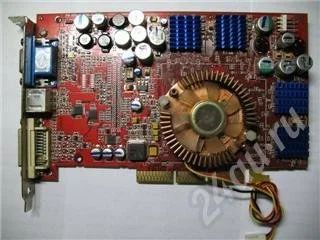 Лот: 182913. Фото: 1. Видеокарта Radeon 9800 SE 128... Видеокарты