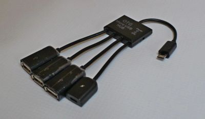 Лот: 10320897. Фото: 1. micro USB Host OTG 4 in 1 ( адаптер... Дата-кабели, переходники