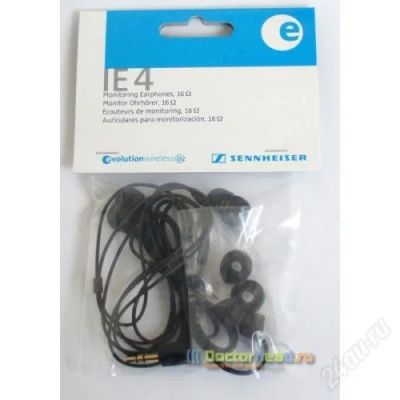 Лот: 2059317. Фото: 1. Sennheiser IE 4. Наушники, гарнитуры