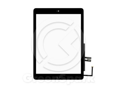 Лот: 16537300. Фото: 1. Тачскрин для iPad 6 (2018) + черная... Дисплеи, дисплейные модули, тачскрины