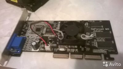 Лот: 5013416. Фото: 1. Видеокарта GeForce2 MX на 64мб. Видеокарты