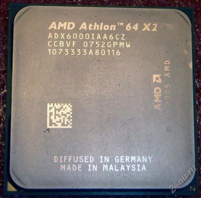 Лот: 2104629. Фото: 1. Процессор AMD ATHLON-64 X2 6000... Процессоры