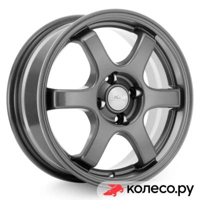 Лот: 25354665. Фото: 1. Киото 6x15/4*100 D54.1 ET46 Графит. Диски
