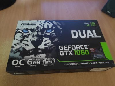 Лот: 17212248. Фото: 1. Asus Dual GTX 1060 6gb OverClock... Видеокарты