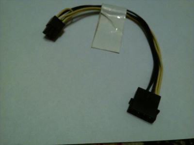 Лот: 6662641. Фото: 1. Переходник 1хMolex - PCI-Express... Шлейфы, кабели, переходники