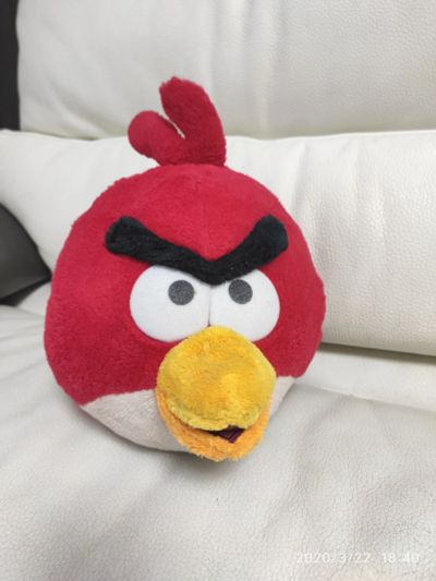 Лот: 15689648. Фото: 1. Angry birds red. Мягкие