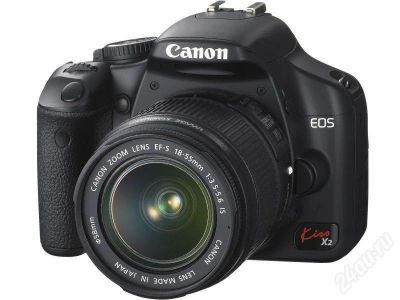 Лот: 604387. Фото: 1. Canon EOS Kiss X2( Аналог EOS... Цифровые зеркальные