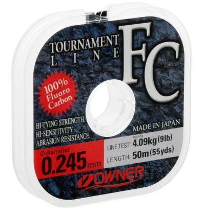 Лот: 14620993. Фото: 1. Леска флюорокарбон OWNER Fluorocarbon... Леска, блесны, крючки, мормышки