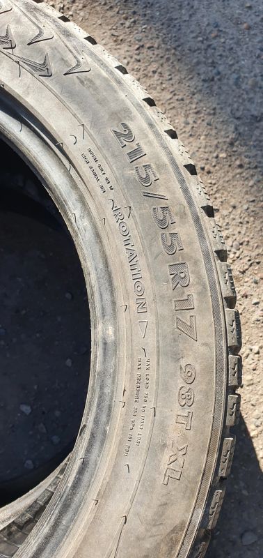 Лот: 19153477. Фото: 1. Nokian Hakkapeliitta 7 215/55... Шины
