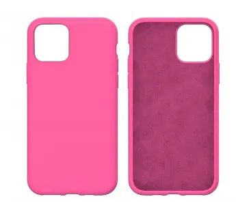 Лот: 19810699. Фото: 1. Чехол iPhone 11 Soft Touch Ярко-розовый... Чехлы, бамперы