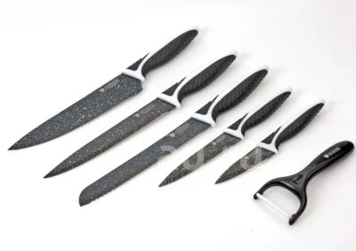 Лот: 18710573. Фото: 1. Набор ножей из нержавеющей стали... Столовые приборы, ножи