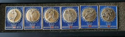 Лот: 3416339. Фото: 1. Значки "Инсбрук 1976". Юбилейные
