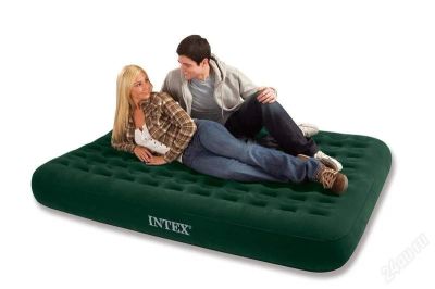 Лот: 2159438. Фото: 1. Надувной матрац Intex Full Comfort-Top... Матрасы