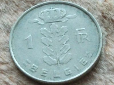 Лот: 10794527. Фото: 1. Монета 1 франк один Бельгия 1963... Европа