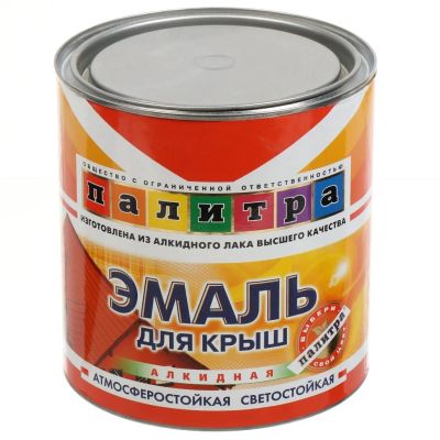Лот: 24080843. Фото: 1. Эмаль Палитра, ПФ-115, для крыш... Краски, лаки, растворитель