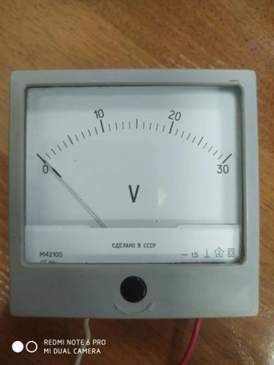 Лот: 20835878. Фото: 1. Вольтметр на 30V. Контрольно-измерительное оборудование