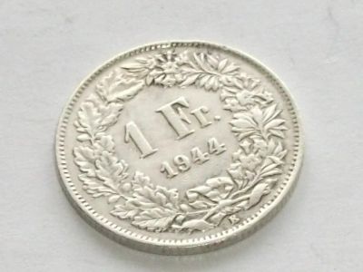 Лот: 15458113. Фото: 1. Монета 1 франк один Швейцария... Европа
