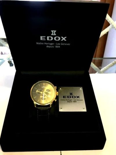 Лот: 7871789. Фото: 1. Часы EDOX. Оригинальные наручные часы