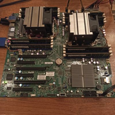 Лот: 19904849. Фото: 1. Supermicro X9DRi-F , Xeon E5-2697... Материнские платы
