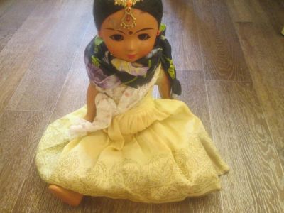 Лот: 8046321. Фото: 1. Антикварная кукла ''Индианка... Куклы и аксессуары