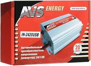 Лот: 8406113. Фото: 1. Автомобильный инвертор 24/12V... Электроприборы для автомобиля