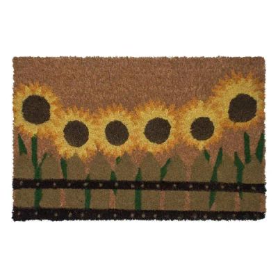 Лот: 24597547. Фото: 1. Коврик придверный BORGHOUSE Sunflowers... Другое (хозтовары)