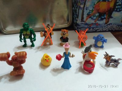 Лот: 13154774. Фото: 1. Игрушки киндер сюрприз. Цена за... Развивающие