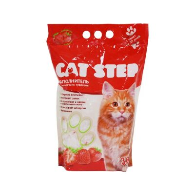Лот: 10406601. Фото: 1. Наполнитель cat step силикагель... Миски, лотки, наполнители