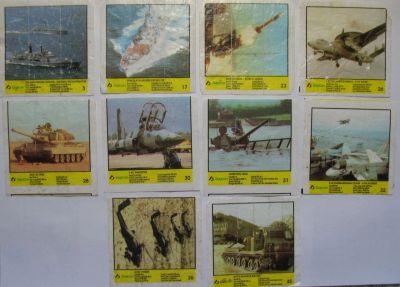 Лот: 8975722. Фото: 1. Вкладыши Baycan (военная техника... Наклейки, карточки, вкладыши