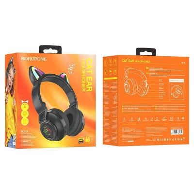 Лот: 22145317. Фото: 1. BT Гарнитура BOROFONE BO-18 Black... Наушники, гарнитуры