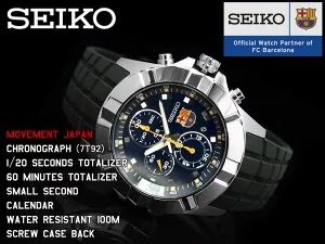 Лот: 4082266. Фото: 1. Seiko FCbarcelona калибр 7Т92. Оригинальные наручные часы