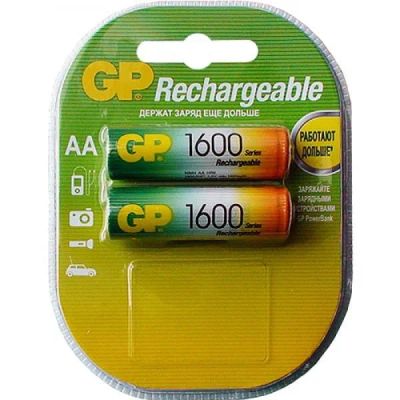 Лот: 25800295. Фото: 1. AKK GP R06 AA NiMH (1600mAh) BP-2... Батарейки, аккумуляторы, элементы питания