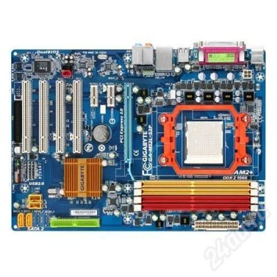 Лот: 399772. Фото: 1. Материнская плата SocketAM2+ Gigabyte... Материнские платы