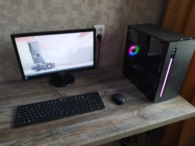 Лот: 21136366. Фото: 1. Игровой компьютер i5, 8gb, rx570... Компьютеры в сборе
